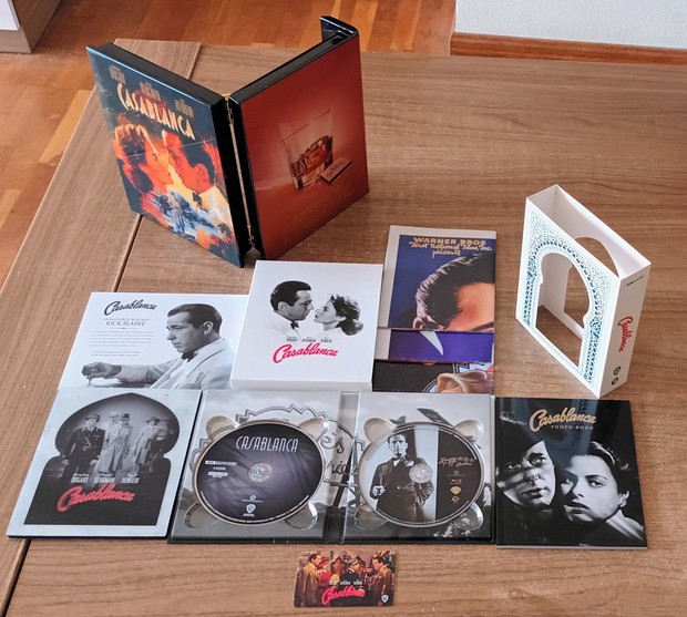 Llegó el Santo Grial, un cáliz de carpintero... "Casablanca" UHD Club Wooden Box (5 de...)