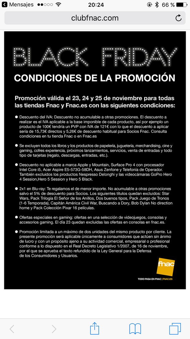 Black friday fnac