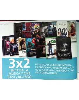 3x2 El corte ingles (1 al 24 de marzo)
