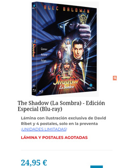 Duda Blu-ray La Sombra