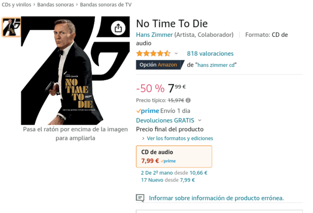 Banda sonora Oferta Amazon 