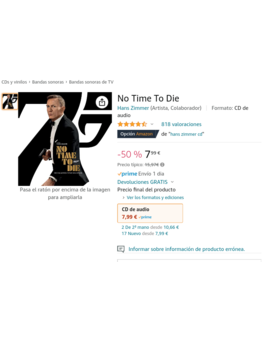 Banda sonora Oferta Amazon 