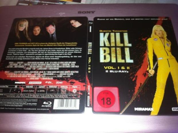 Kill Bill 1 y 2 Steelbook alemán