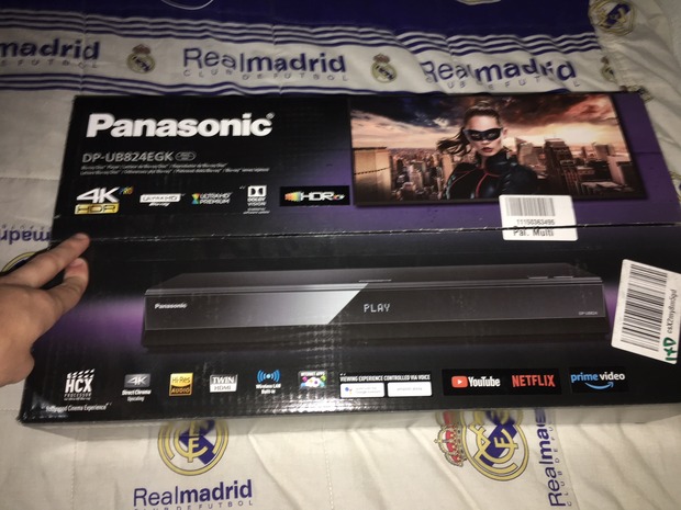 Nuevo reproductor. Panasonic 824