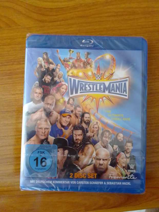 Mi primer bluray de la WWE