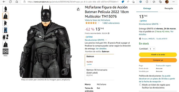 Chollo Figura Batman McFarlaine