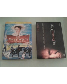 ¿A alguien le interesa los DVDs caja metálica de Mary Poppins o El dragón rojo?