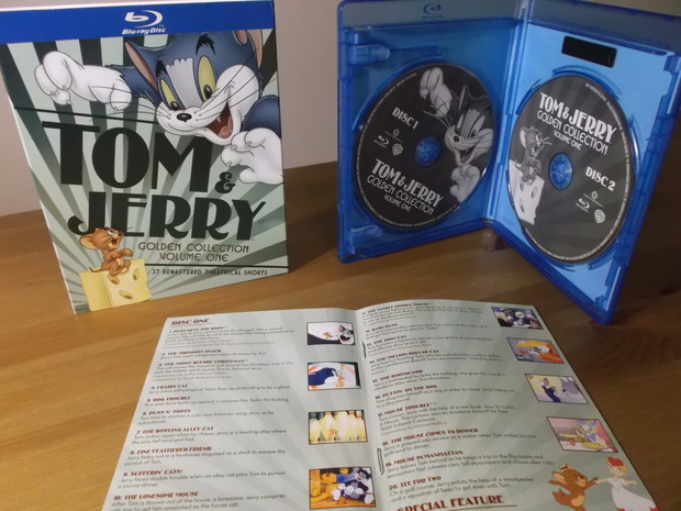 Tom and Jerry- Golden Collection Volumen I- 2 Bds- Edición Usa (37 cortos)