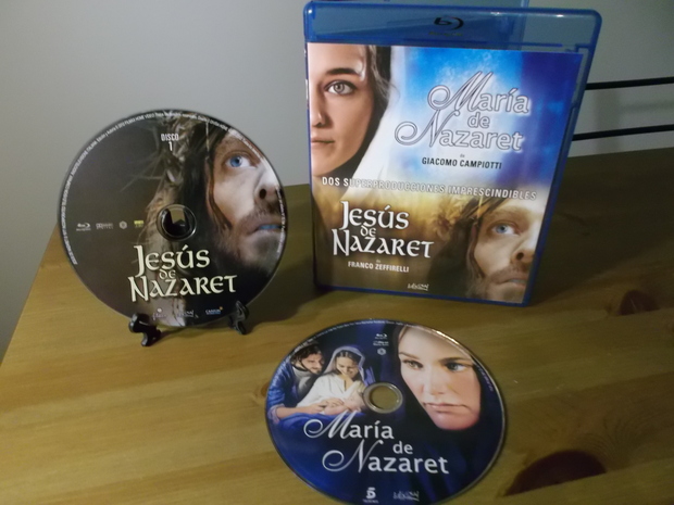 Pack Jesús de Nazaret (Franco Zeffirelli) /María de Nazareth- 3 Bds- Ediciòn España