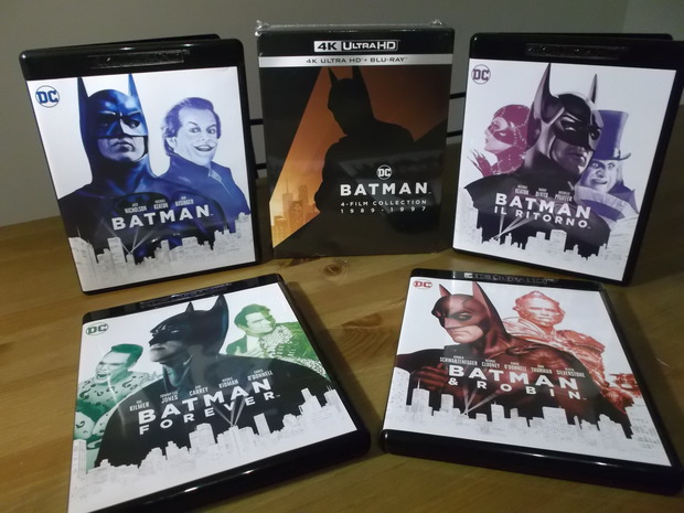 Batman - 4 Film Collection (1989-1997) 4K+Bds- Edición Italia