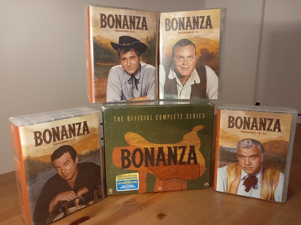 Bonanza.  The Complete series DVD . Edición Americana  ( 112 dvds)