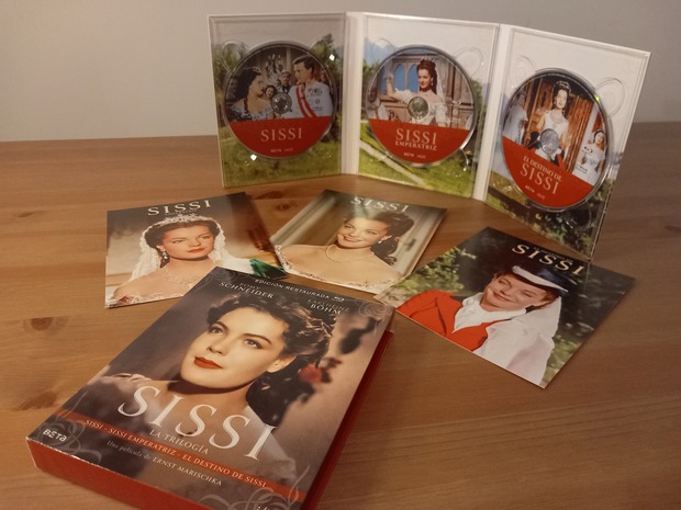 Sisi - La trilogia.  Edición digipack. 3bds + postales