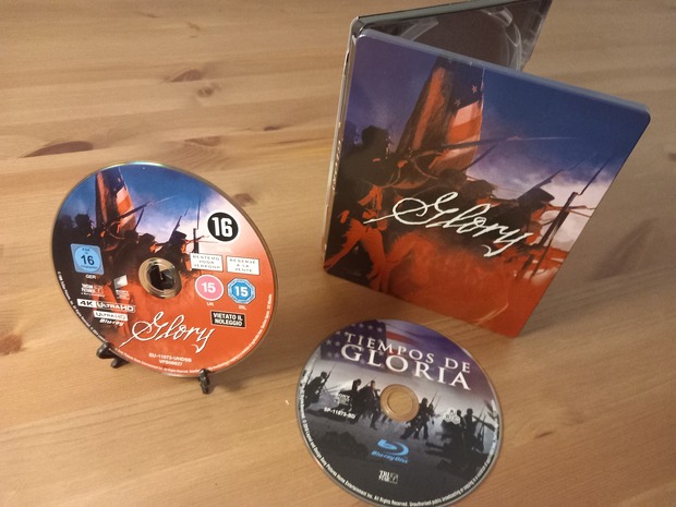 Tiempos de Gloria (Glory) BD 4k. Steelbook.  Edición Limitada 
