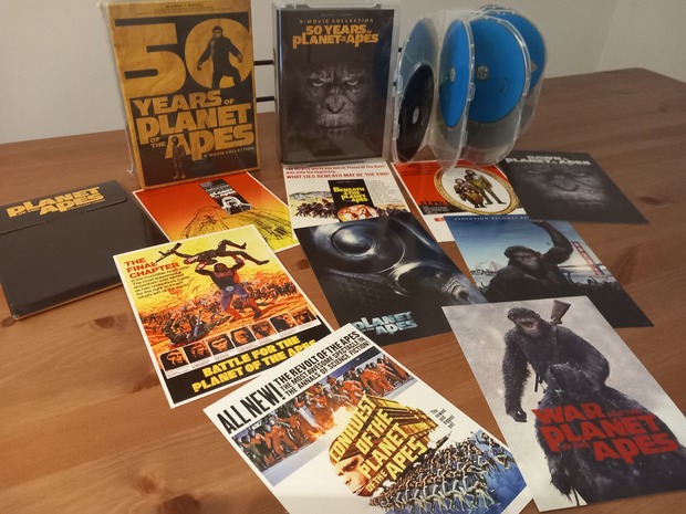 50 years Planet of the Apes. Edición. USA. 9 Movie collection bds + 4k