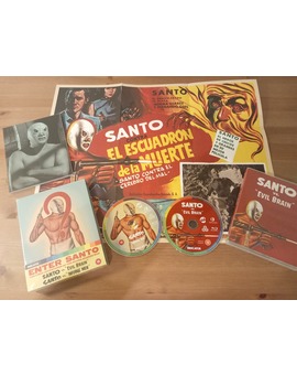 SANTO vs Infernal Men / SANTO vs Evil Brain . Pack Enter SANTO. 2 bds. Edición Limitada Indicator