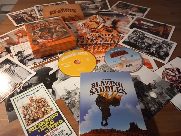Blazing  Saddles 4K BD Edición Coleccionista Italia. (Sillas de Montar Calientes) 