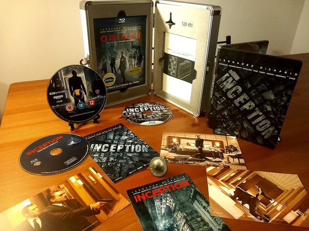 Inception - Edición Coleccionista Maletin + Steelbook italiano 4K - 2 Bds.
