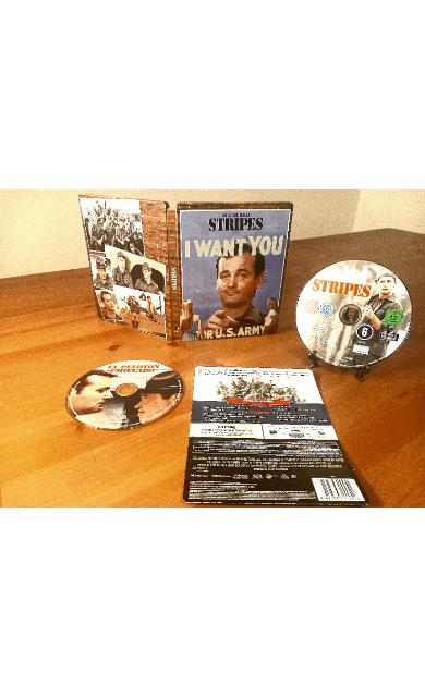 Stripes ( El pelotón Chiflado) Steelbook 4k-Bd .Edición España 