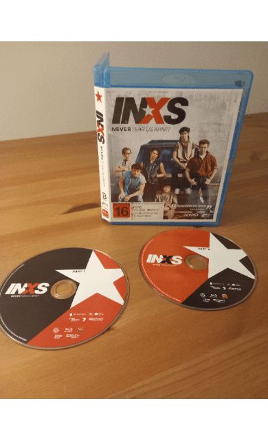 Inxs - Never tear us apart. Miniserie.  Edición Australiana. 2 bds