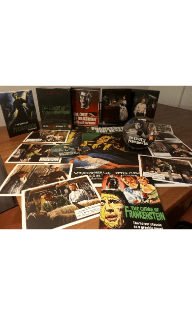 The Curse of Frankenstein.  Hammer 4k. Edición UK  limitada. 4k. Bd. Libretos.