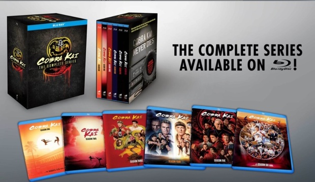 Anuncio oficial de Sony: Cobra Kai : the complete series Bluray
