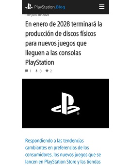 El inicio del fin del formato físico?..... así se empieza...