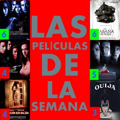 LAS PELÍCULAS DE LA SEMANA (10 - 16 Noviembre).