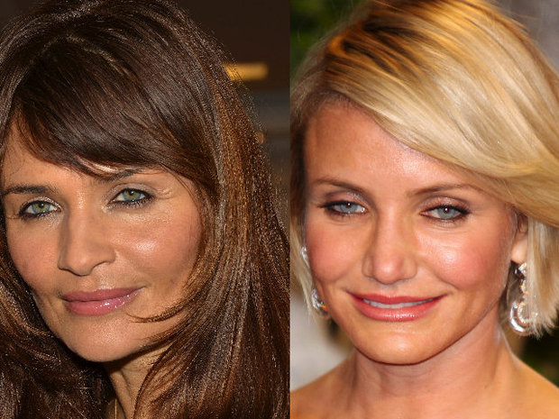 PARECIDOS RAZONABLLES: HELENA CHRISTENSEN - CAMERON DÍAZ