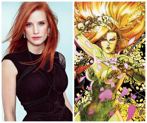 Jessica Chastain quiere ser la nueva `Hiedra venenosa´ en "Gotham City Sirens".