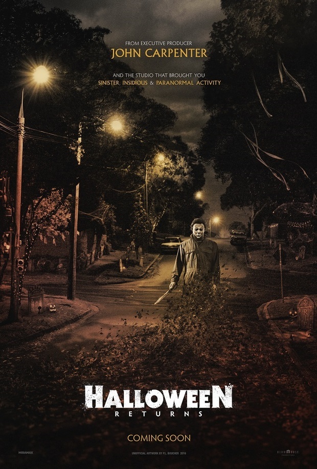 Otro fan-poster de `HALLOWEEN´ (estreno 26 Octubre de 2018).