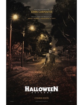 Otro fan-poster de `HALLOWEEN´ (estreno 26 Octubre de 2018).