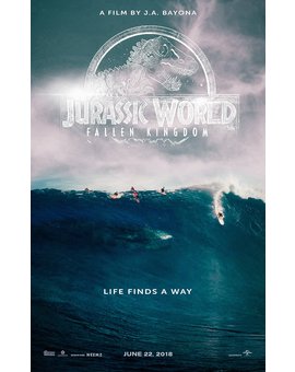 Fan-poster JURASSIC WORLD:EL REINO CAÍDO (estreno 7 JUNIO).
