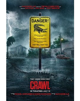 CRAWL (2019) poster.