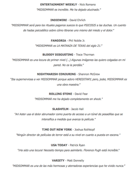 Primeras reacciones de "Midsommar",lo nuevo de Ari Aster ("Hereditary").