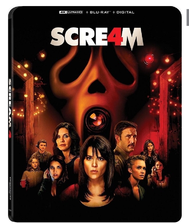 SCREAM 4 (2011) Blu-ray + UHD anunciado en USA.