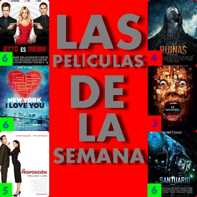 LAS PELÍCULAS DE LA SEMANA ( 3 - 16 Marzo).