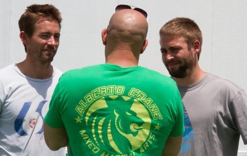 Los hermanos de Paul Walker desde el set de 'Fast & Furious 7'
