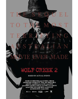Wolf Creek 2 directa a DVD y Bluray en España.