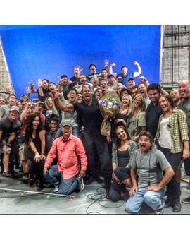 Dwayne Johnson se despide de Fast and Furious 7 el último día de rodaje
