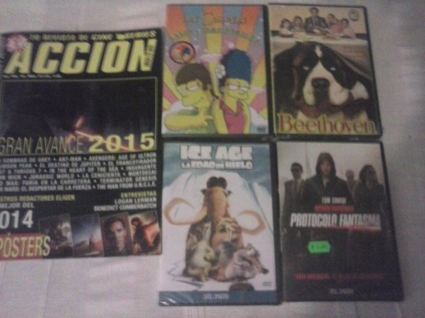 Revista de Accioncine y dvds.