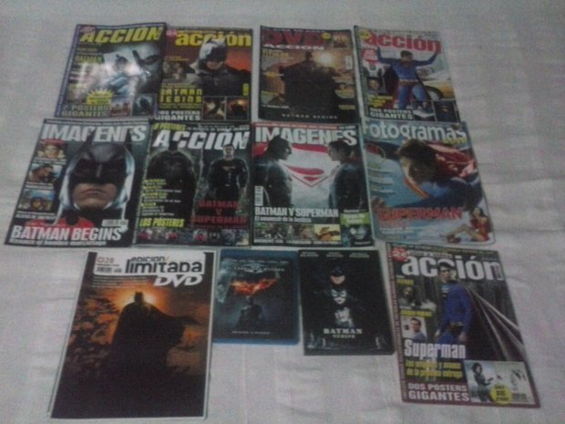 Portadas de revistas batman y superman