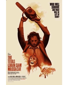 Cartel de La Matanza de Texas por Phantom city Creative.