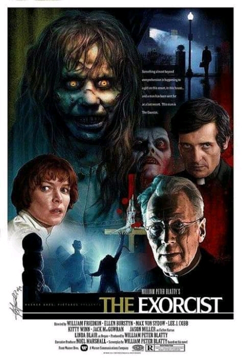 Puro arte El Exorcista.