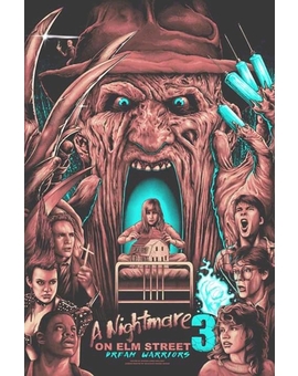 Arte puro Nightmare on Elm street 3 Dream Warriors.