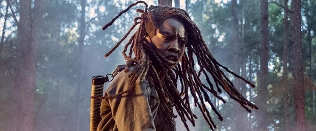 Michonne primera imagen de la décima temporada The Walking dead.