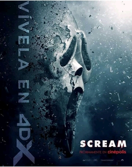 Scream póster vívela en 4DX.