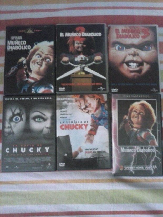 dvd chucky coleccion