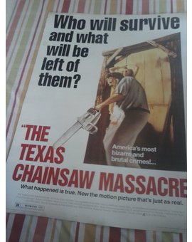 poster matanza de texas original