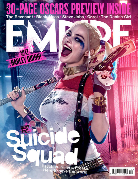Harley Quinn y Deadshoot en las portadas de Empire 