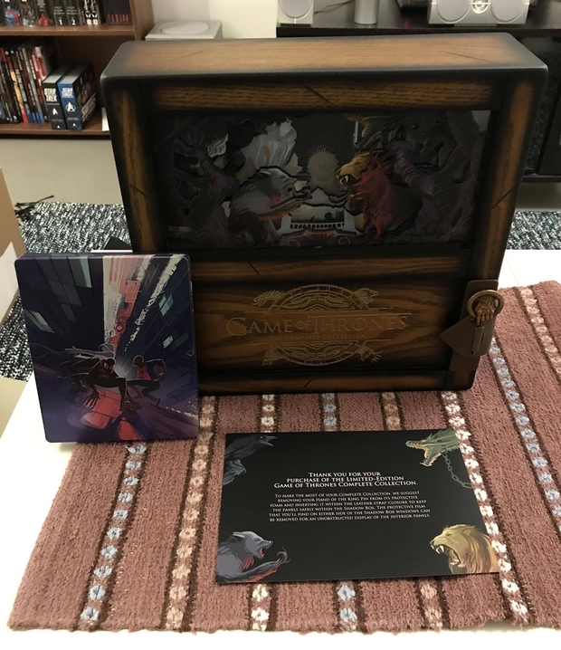 Así es la edición coleccionista de Juego de Tronos.